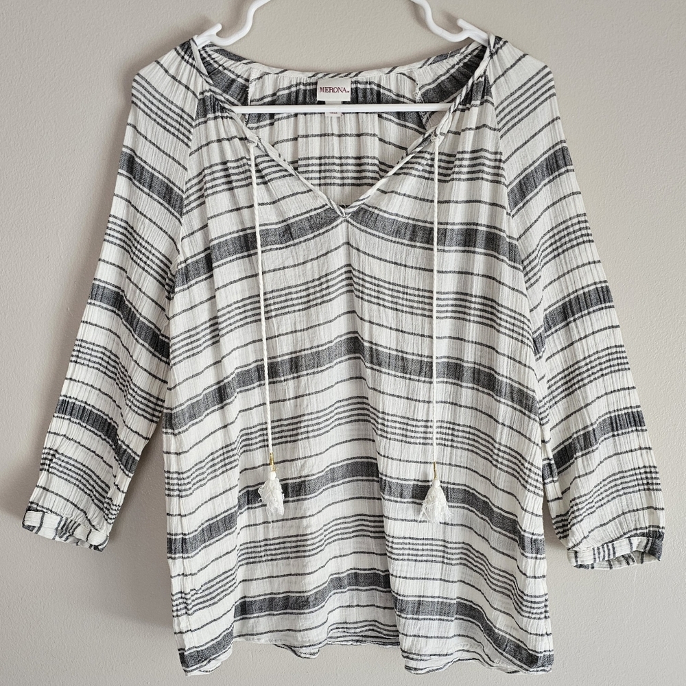 Women's Linen Tunic - S
